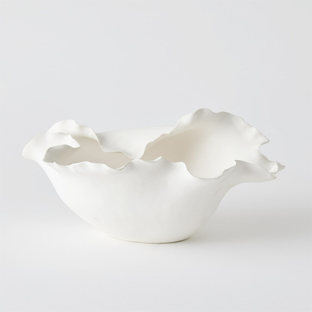 Folios Wide Bowl - Matte White