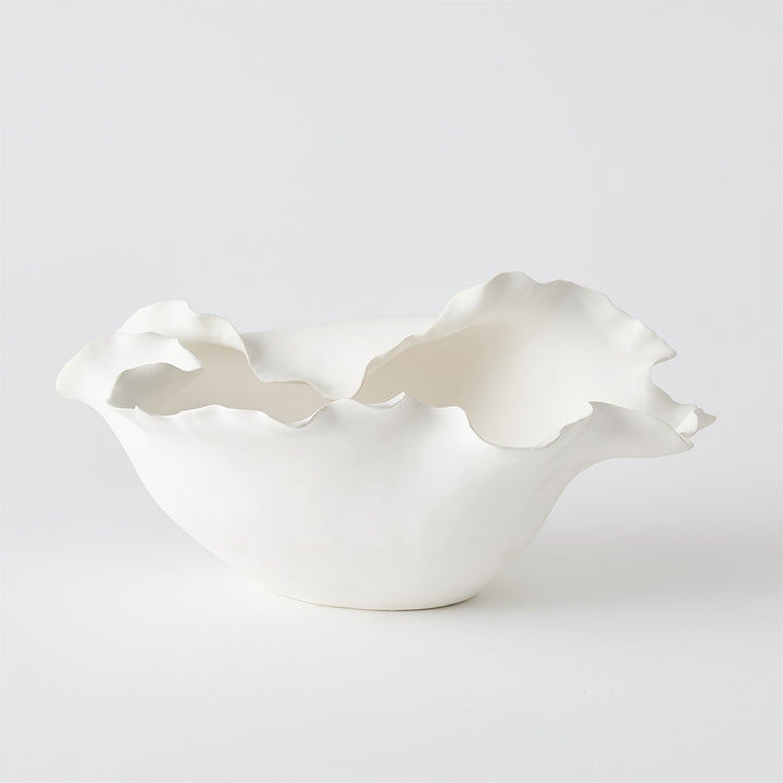 Folios Wide Bowl - Matte White