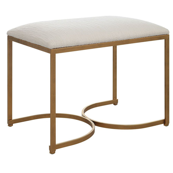 Half Circle Accent Bench
