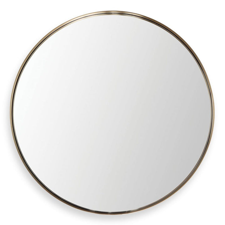 Padria Round Mirror - 40 Brass