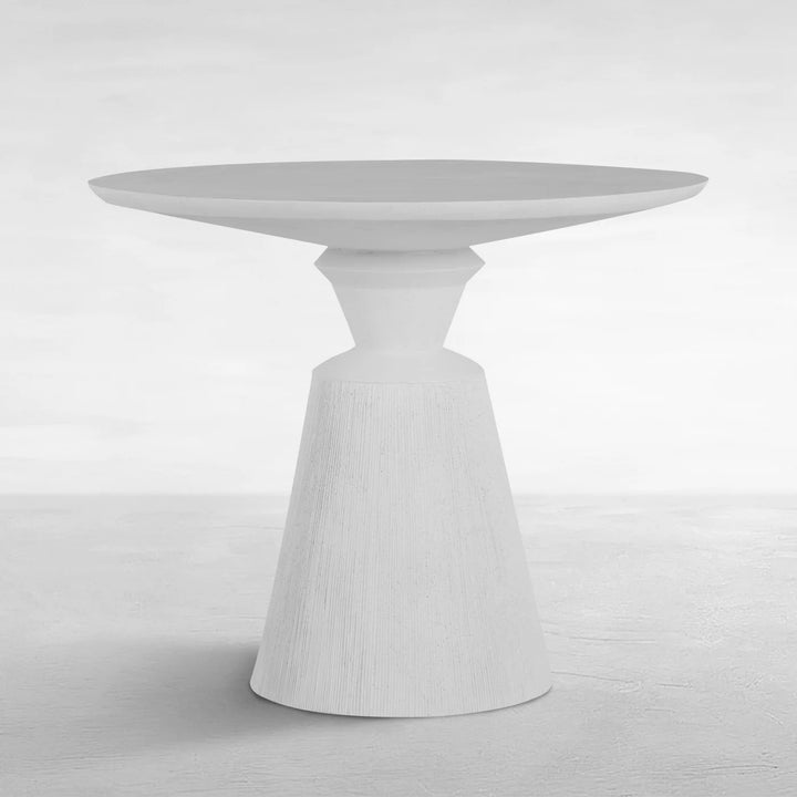 Fisher Cast Stone Round Outdoor Table