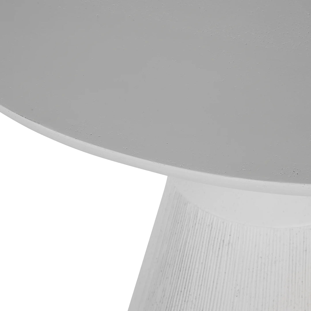 Fisher Cast Stone Round Outdoor Table