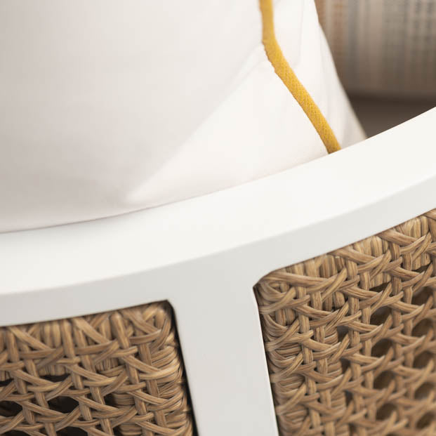 Havana Sofa - Chalk/Natural Cane