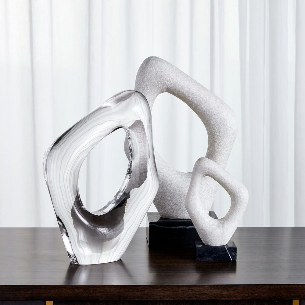 Stone Cavern Sculptures - Set of 2