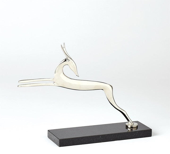 Nickel Deco Deer - Small