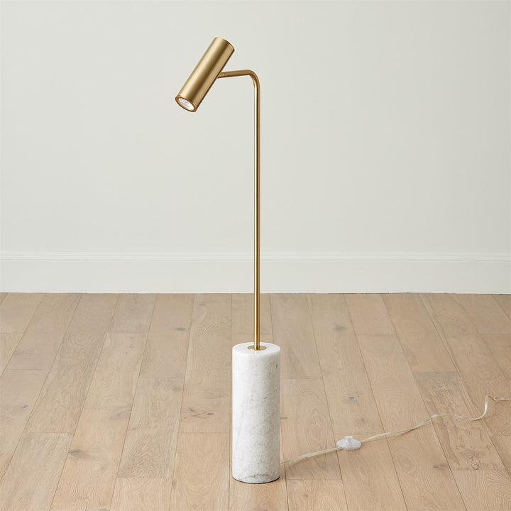 Spotlight Floor Lamp - Brass