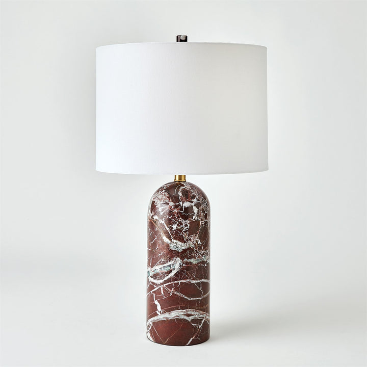 Callanish Marble Lamp - Maroon - Large