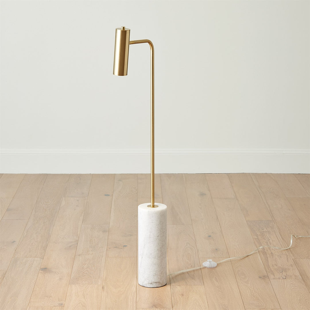 Spotlight Floor Lamp - Brass