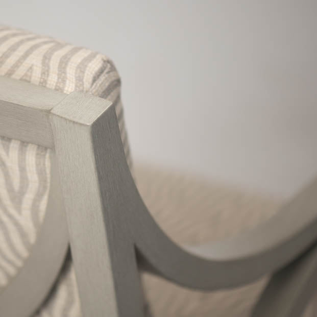 Tommy Bahama Silver Sands Arm Dining Chair with Cushions