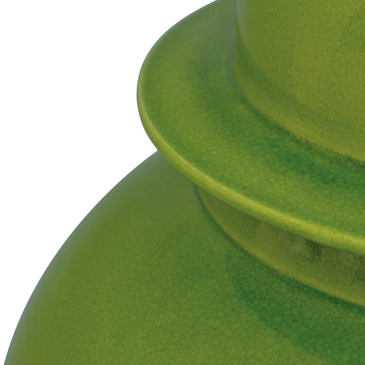 Apple Green Temple Jar