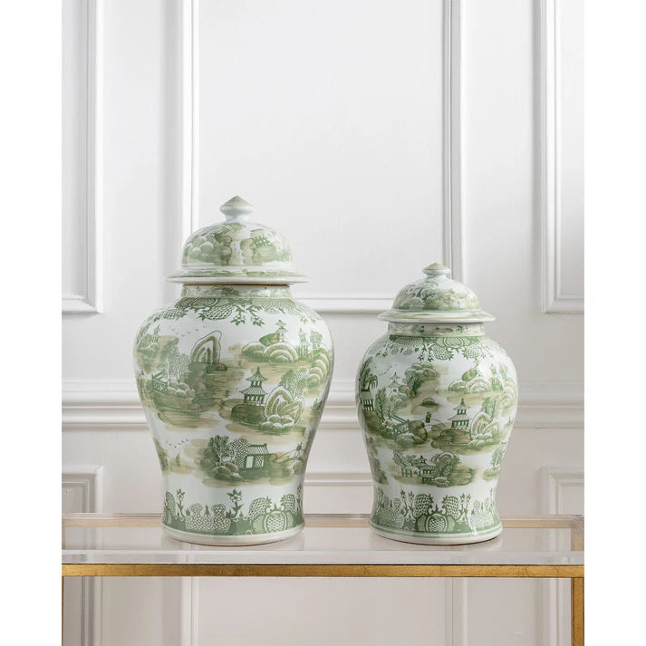 Green Willow Medium Jar
