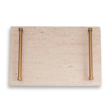 Tivoli Brass & Natural Stone Tray