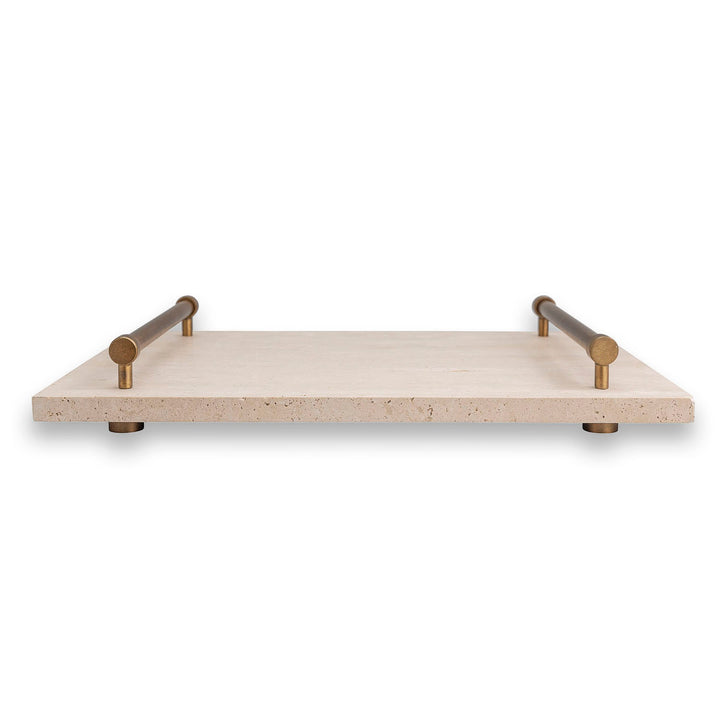 Tivoli Brass & Natural Stone Tray