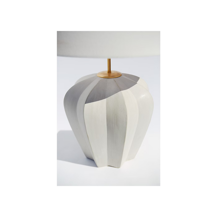 Pierrepont Medium Table Lamp in Stone White
