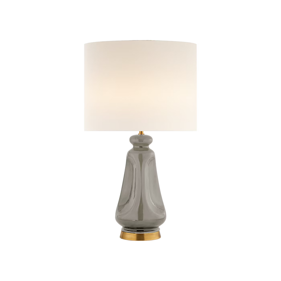 Kapila Table Lamp in Shellish Grey
