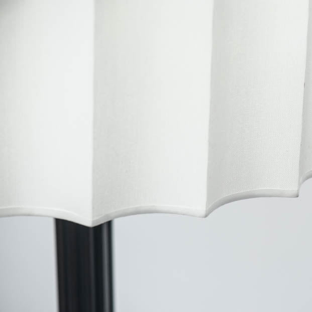 Quincy Bronze Ribbed Floor Lamp with Fluted Shade