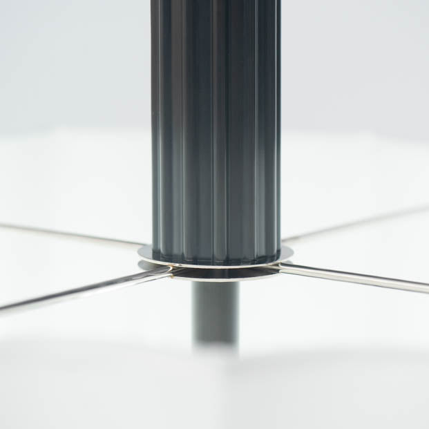 Quincy Bronze Ribbed Floor Lamp with Fluted Shade