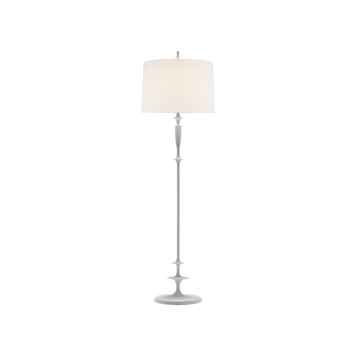 Lotus Floor Lamp in Plaster White