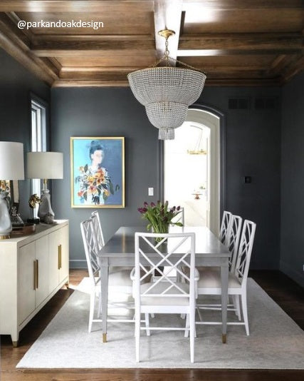 Kapila Table Lamp in Shellish Grey