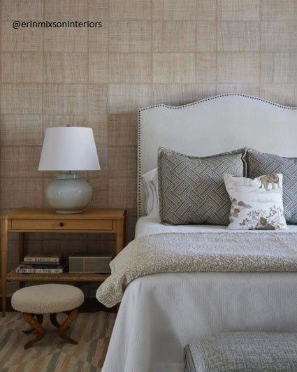 Carter Small Table Lamp in White Stoneware