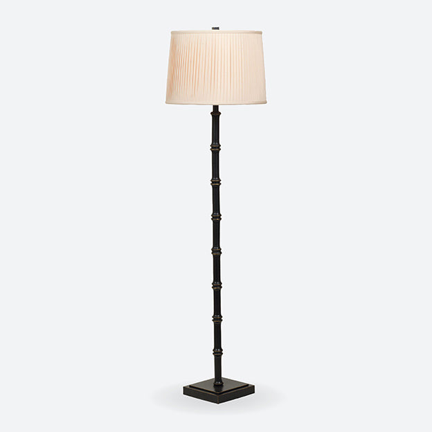 Lauderdale Black Floor Lamp & Shade