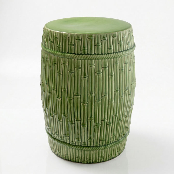 Bamboo Garden Stool Apple Green