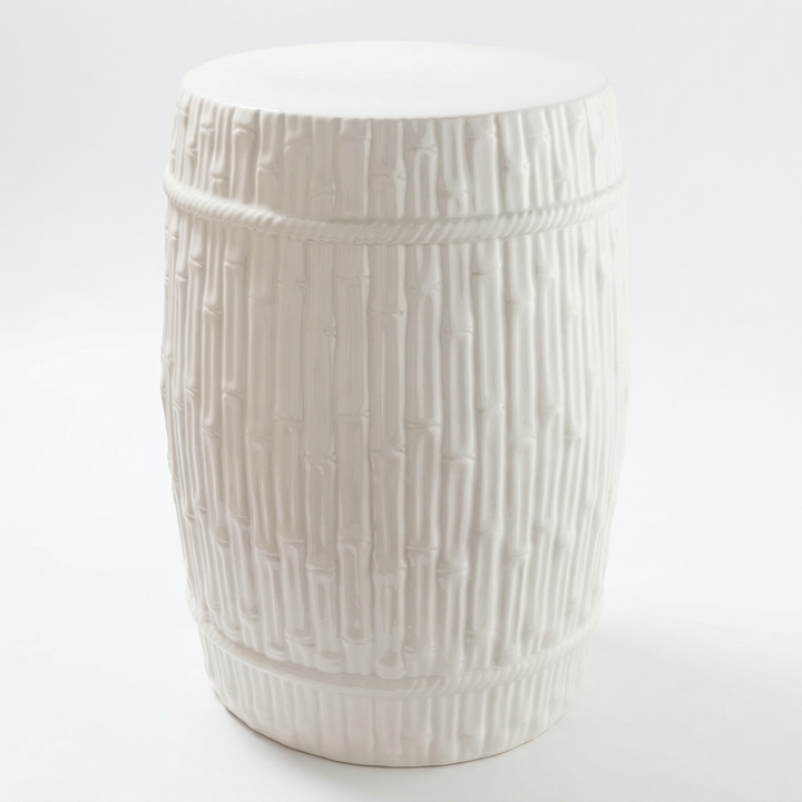 Bamboo Garden Stool Cream