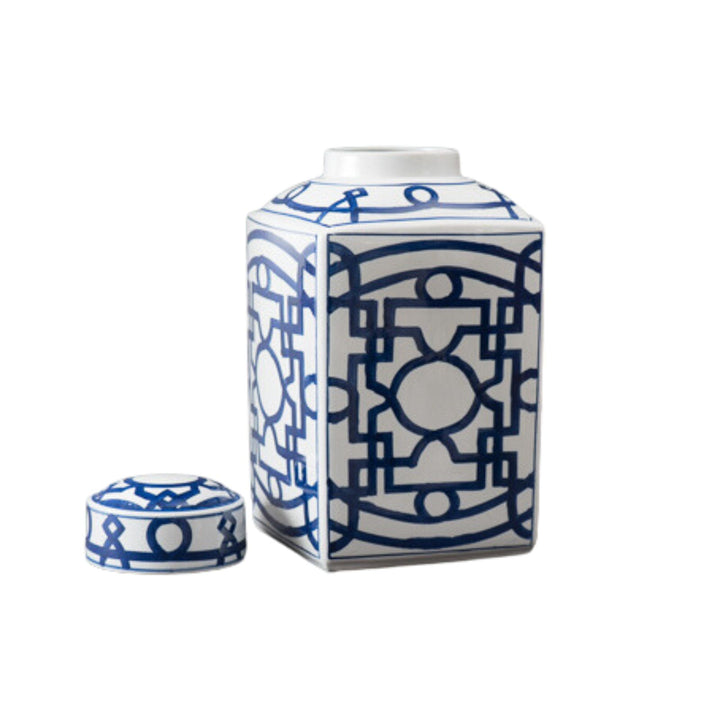 Veranda Navy & White Caddy
