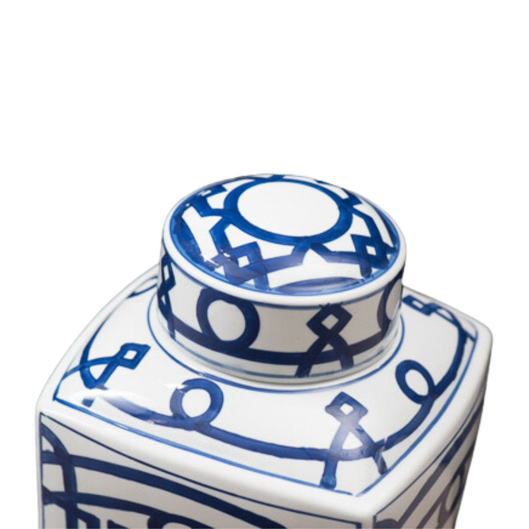 Veranda Navy & White Caddy