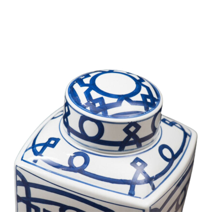 Veranda Navy & White Caddy