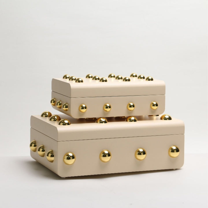 Celeste Glamour Cream & Gold Box - Large