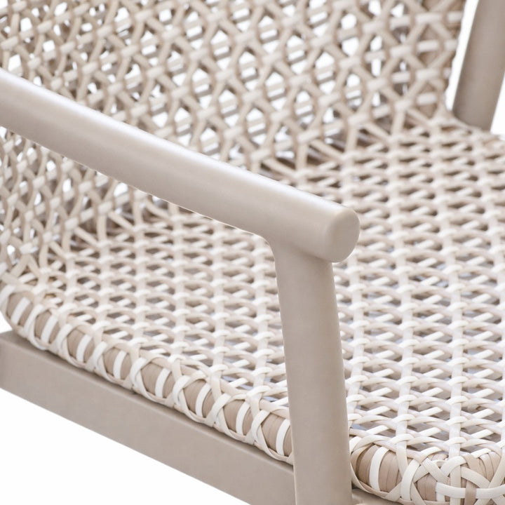 Lilie Dining Armchair with Sand frame