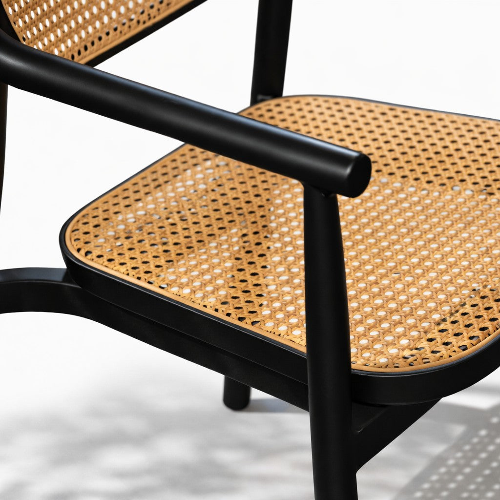 Dublin Black Outdoor Dining Armchair