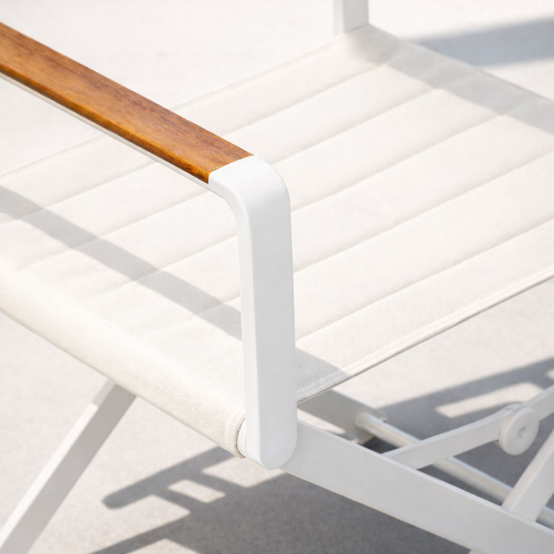 Chic Folding Chair in White