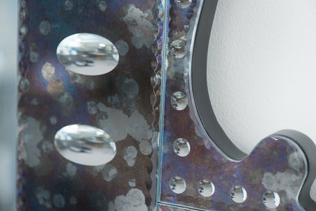 Serenissima Large Venetian Style mirror with Antiqued glass border