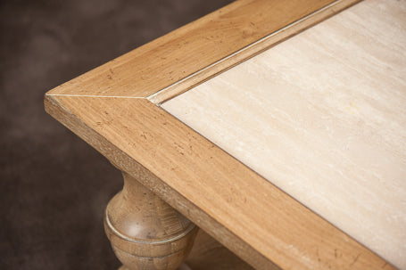 Ancestry Cocktail Table with Marble Top