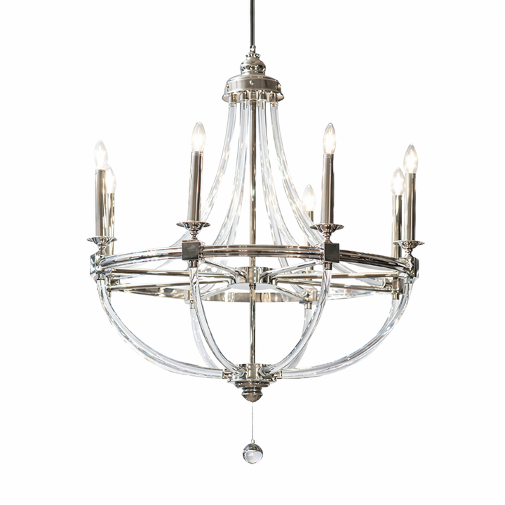 Grosvenor Nickel &amp; Glass Chandelier