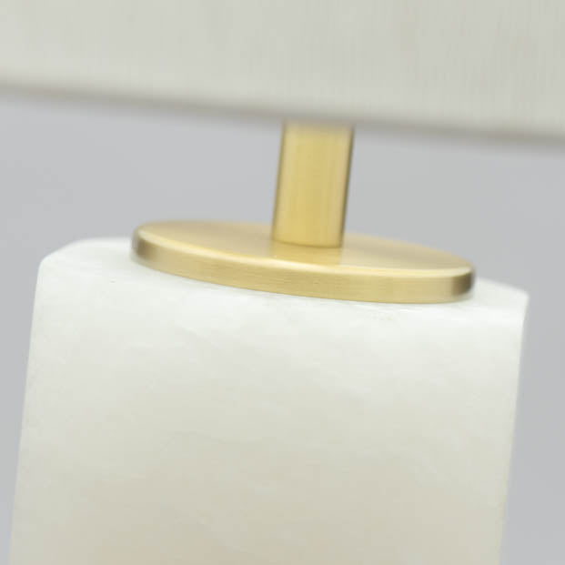 Newport Alabaster Lamp & Shade