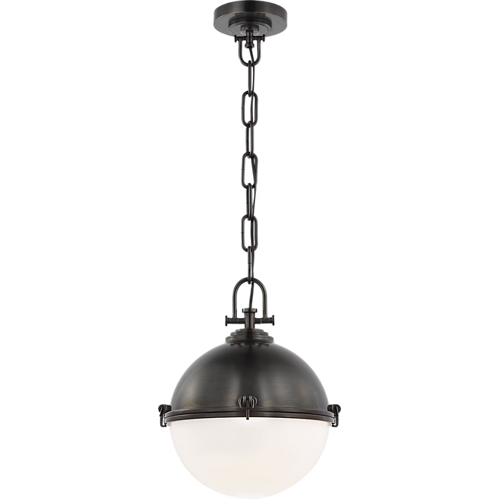 Adrian Large Globe Pendant in Bronze