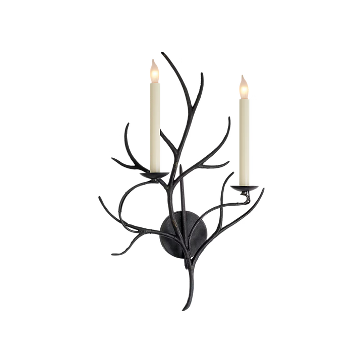 Branch Sconce in Aged Iron