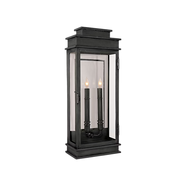 Linear Lantern Tall in Bronze