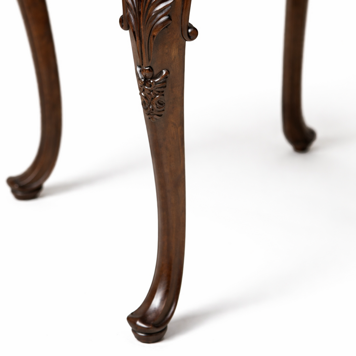 Medium Brown Mahogany Side Table with drawer
