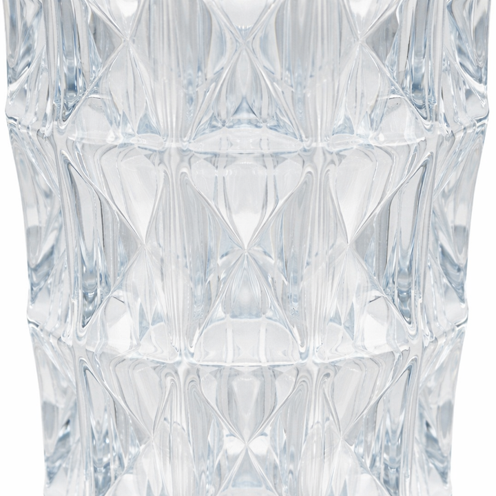 William Crystal Faceted Vase