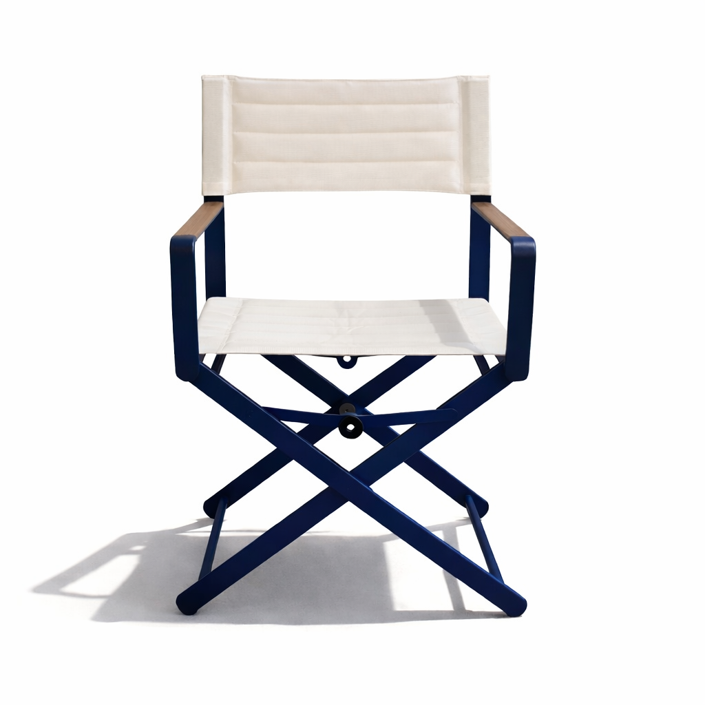 Chic Folding Chair in Navy