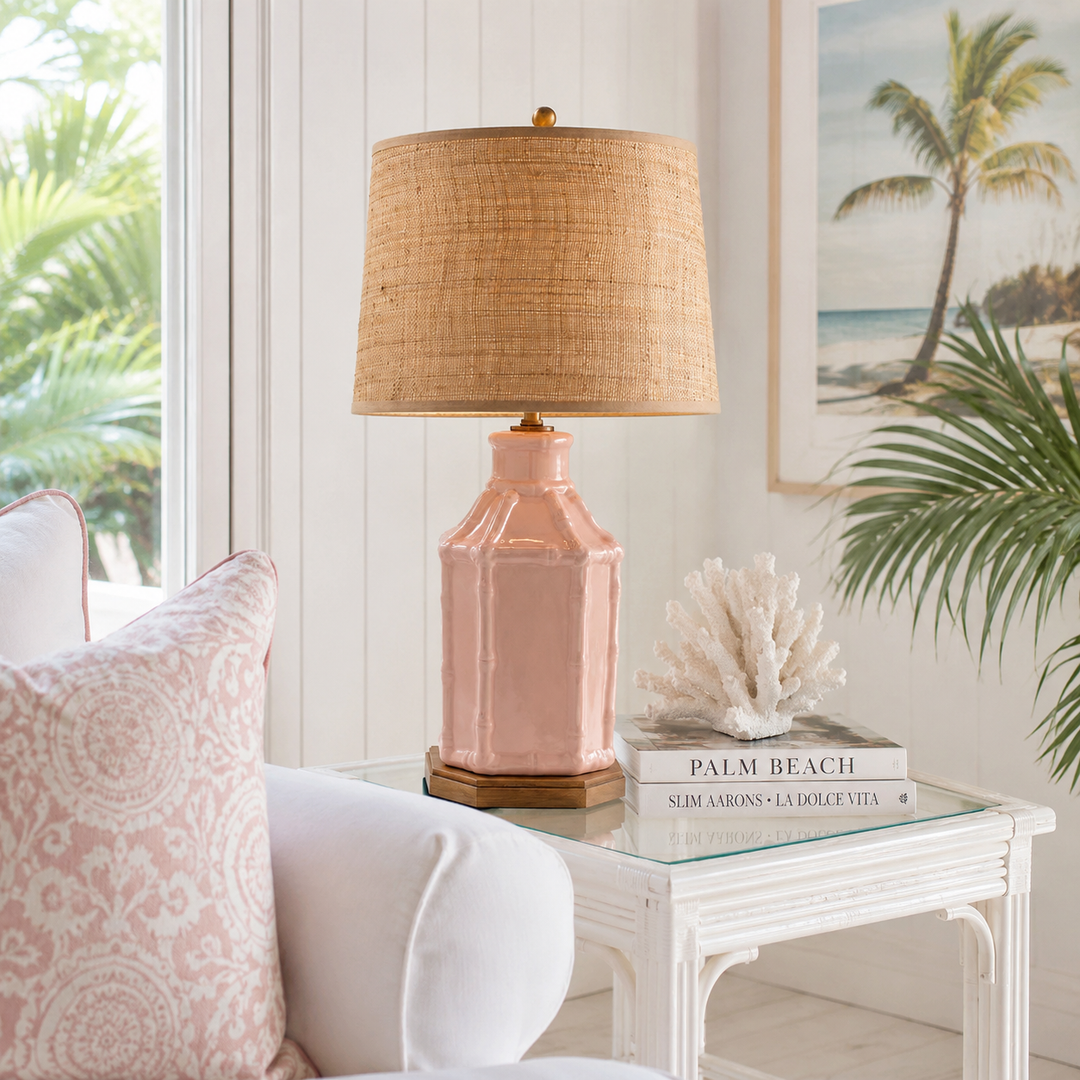 Amelia Pink Lamp