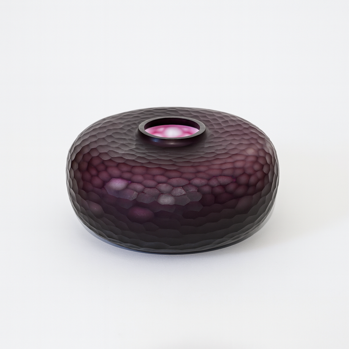 Pinot Chiselled Glass Vase