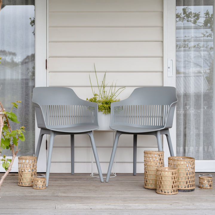 Island Wrapped Natural Hurricane/Vase - X Large