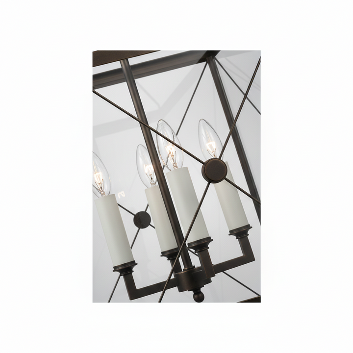 Rossi Medium Lantern in Bronze