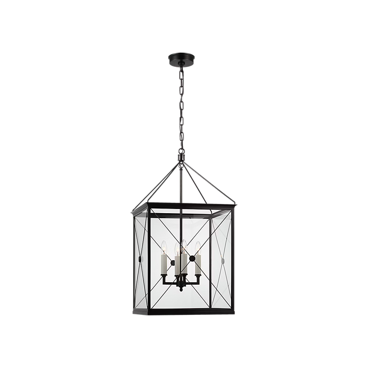 Rossi Medium Lantern in Bronze
