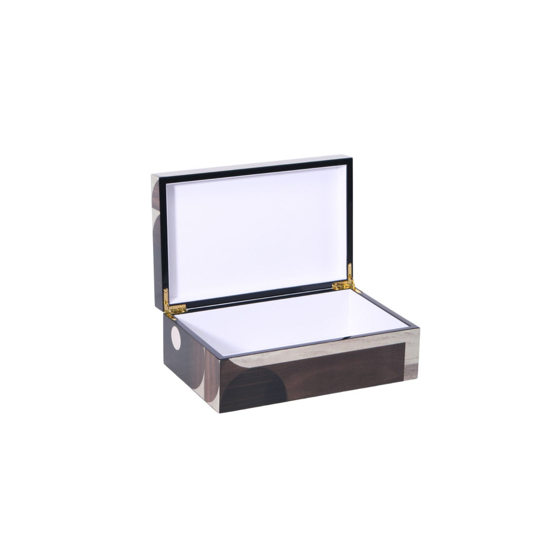 Stanza Geometric Inlay Box - Large